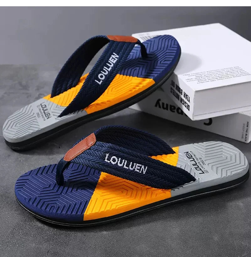 Hohe Qualität Heißer Verkauf Männer Flip Flops Sommer Strand Flip Flops Männer Mode Atmungsaktiv Casual Strand Männer Hausschuhe Sommer Outdoor
