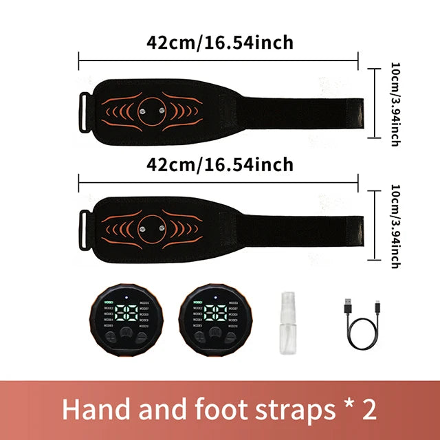 Bauch Massagegerät Taillengürtel - Muskel Toner Smart Bauchmuskel Trainer - Arm Bein Workout Training Fitness Massage Ausrüstung