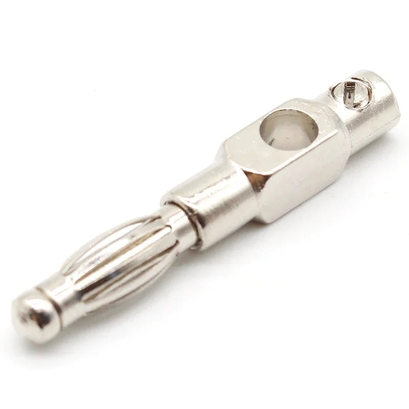 10Pcs Red und Schwarz 4mm Solderless Banana Plug