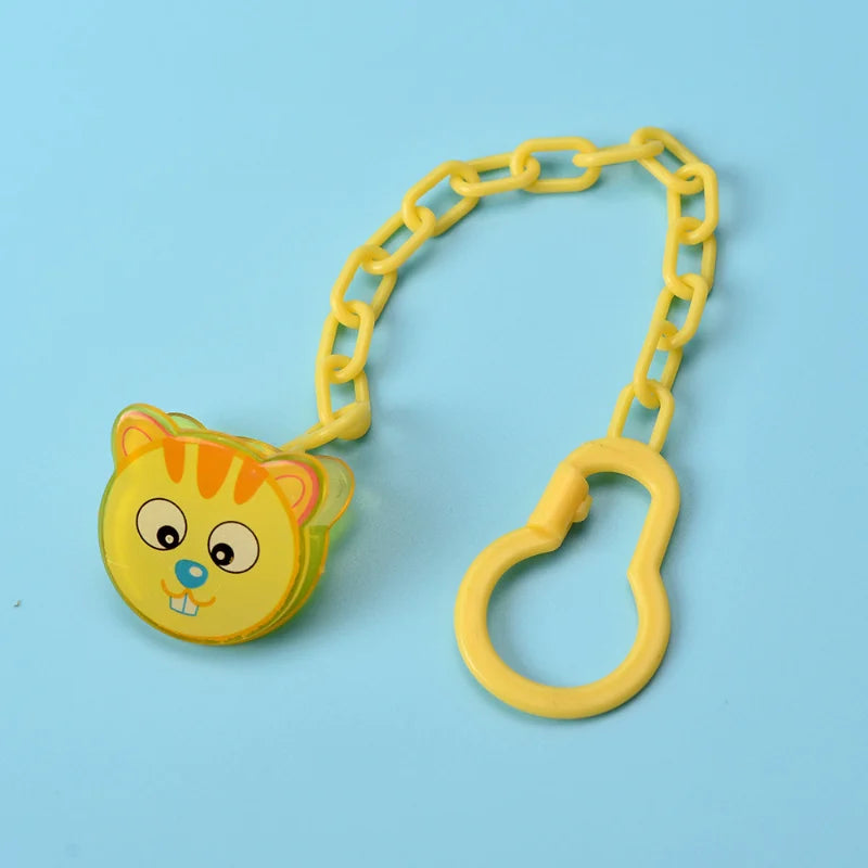 Etyakids Clip pentru suzetă cu animale din desene animate - Clip 0-36 luni 22 cm