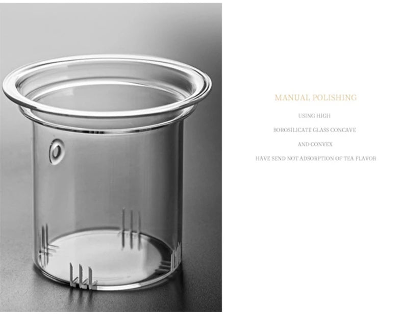 GIANXI High Quality Heat Resistant Glass Tea Pot Chinese Kung Fu Tea Set Puer Kettle Coffee Glass Pot Convenient Office TeaPot