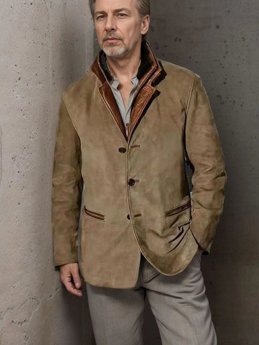 Maden Retro Schwergewicht Jacke Baumwolle - Khaki L/XL