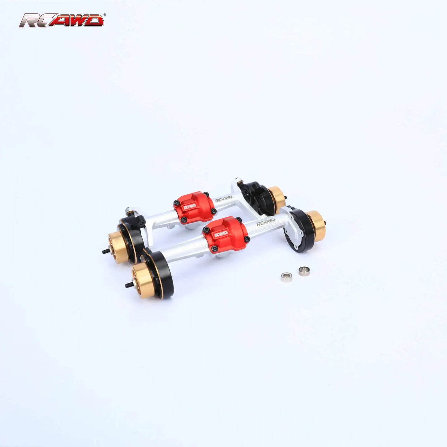 Ax portal față și spate din aluminiu RCAWD 195g pentru piese de upgrade pentru HOBBYPLUS 4WD Crawlers 1/18