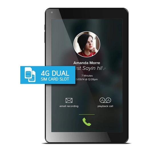 QDYS 10.1 Zoll Telefon Tablet Quad Core - 2GB RAM 16GB