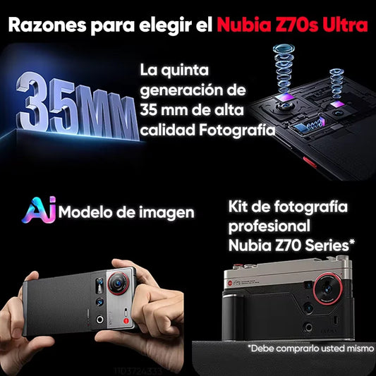 Nubia Z70s Ultra Photographer Edition - 6600mAh 80W 6,85 Zoll