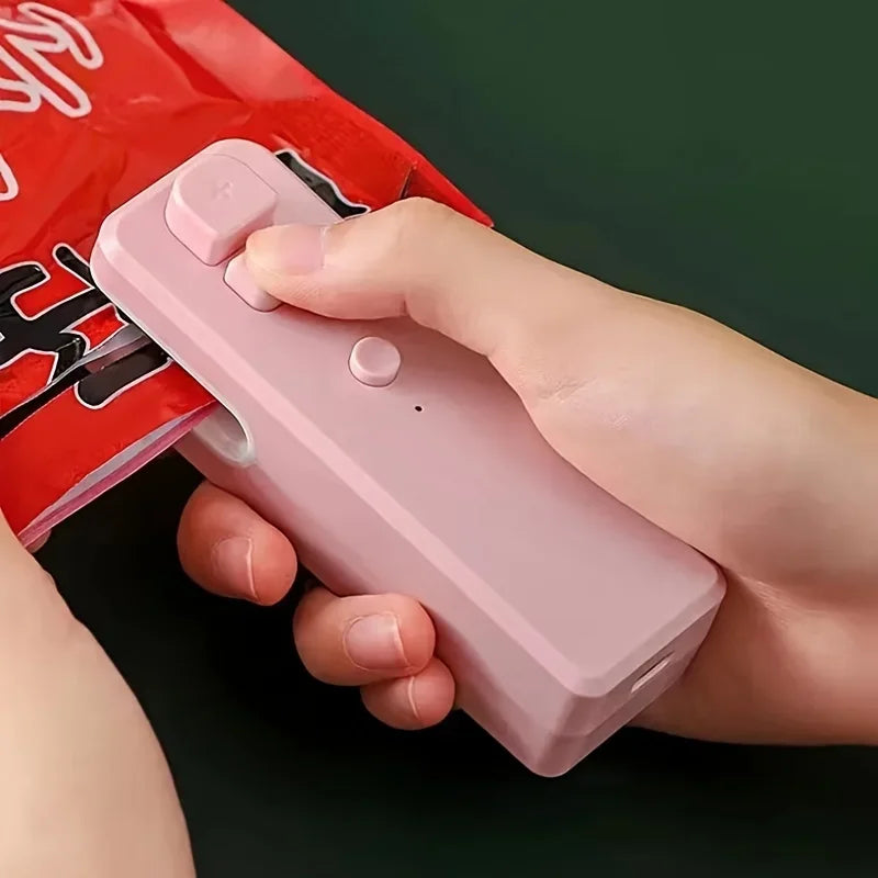Tragbare Lebensmittel Beutel Versiegelungsmaschine USB Aufladbar Haushalt Vakuum Kaifeng Integriert Snack Versiegelung Küchen Werkzeuge