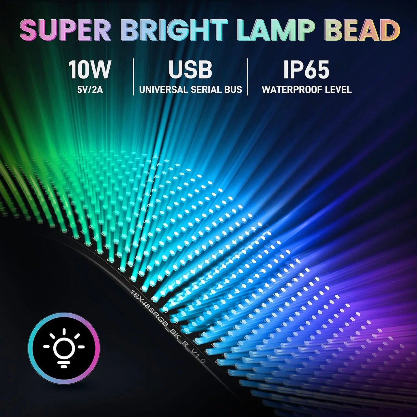 LED Display Programmable, LED light Sign with App Control,IP65 Flexible USB 5V LED Scoreboard, Personalised Light Sign ,DIY