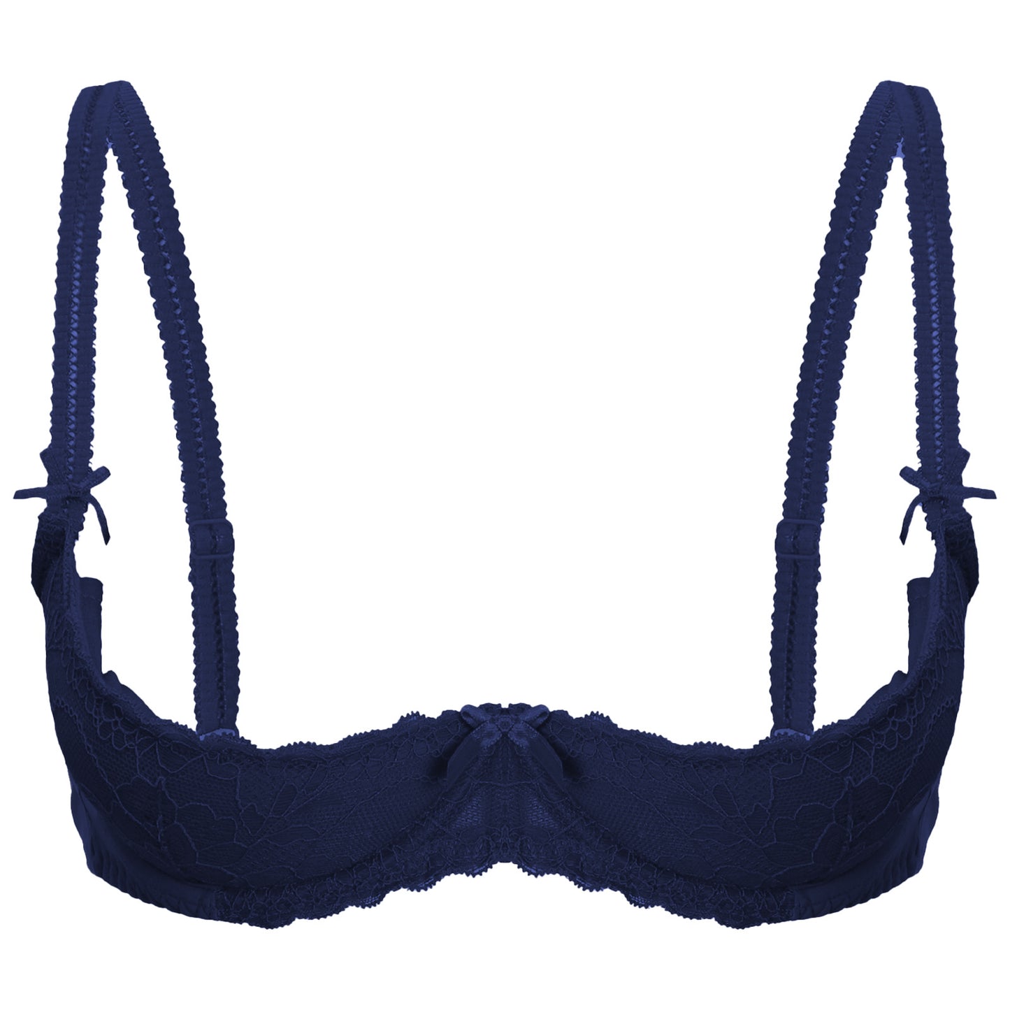 Sutien elegant pentru femei, cu 1/2 cupă, cu întăritură, push-up, dantelă, cu căptușeală, bandană, bretele reglabile, lenjerie intimă, spate cu cârlig, bustieră