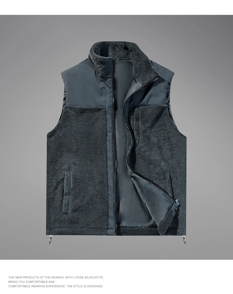 Neue Männer Strickjacke Warm - Fleece, Polyester, L/XL