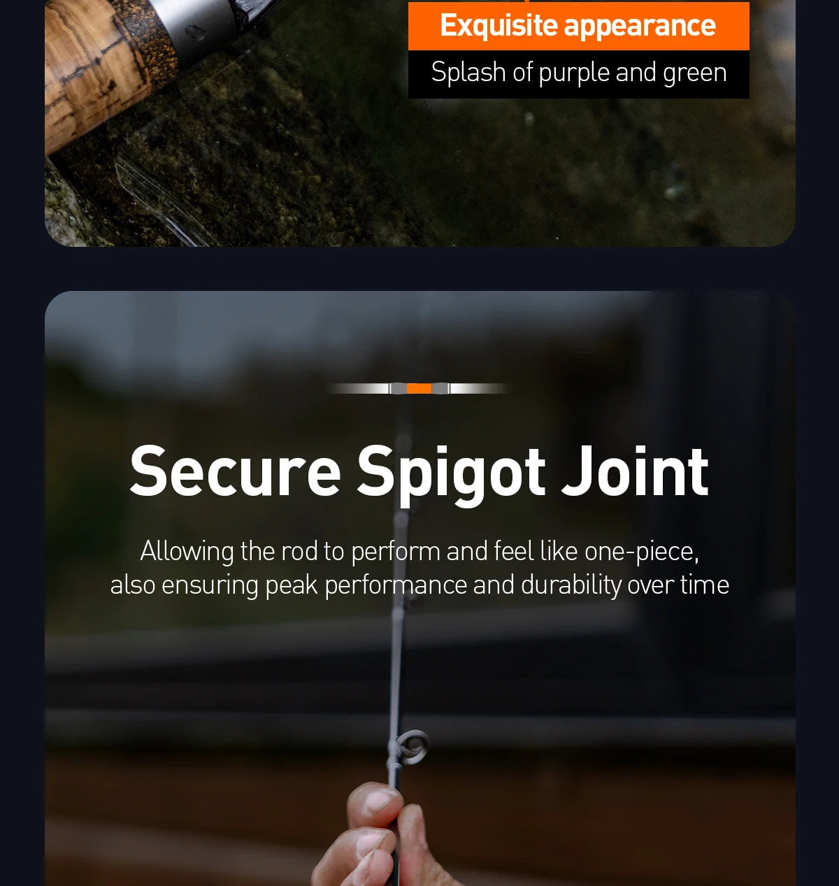 HANDING 78g Magic L Micro BFS Fishing Rod Carbon Fishing Rod Lure Weight 1-8g FUJI® O+A Guide Rings UL/L Casting Rod for Trout