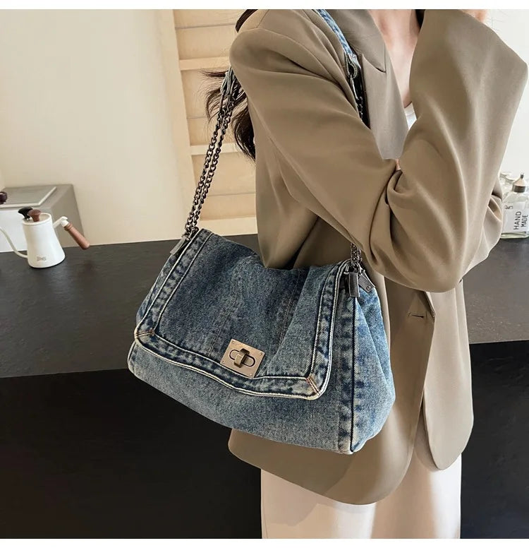 Fashionable And Versatile Shoulder Bag Crossbody Bag Commuting Bag College Student Minimalist Casual Tote Bag For Women Flap Bag