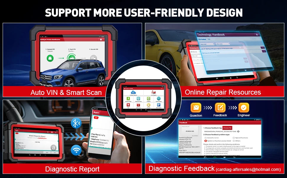 LAUNCH CRP919E BT OBD2 Scanner CAN FD DOIP FCA Full System Car Diagnostic Tools ECU Coding Bidirectional Control 31+ Service