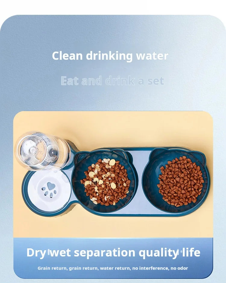 PetHome Trio-Ohr Wasserspender - 1,5L, 5W, kompakt 20cm