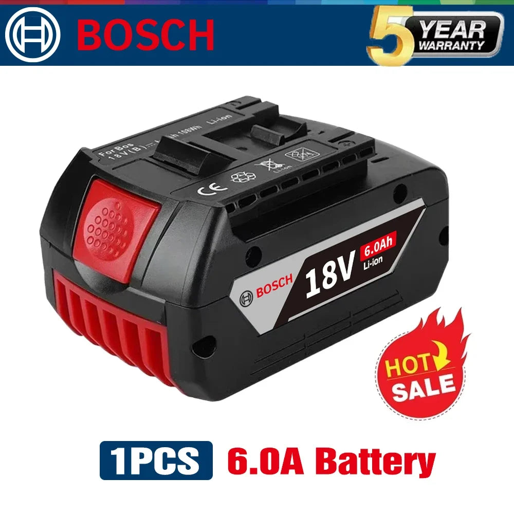Original 18V Bosch Replacement Battery For Bosch 18V Professional Systeem Draadloze Tools Bat609 Bat618 Gba18v80 21700 Cell