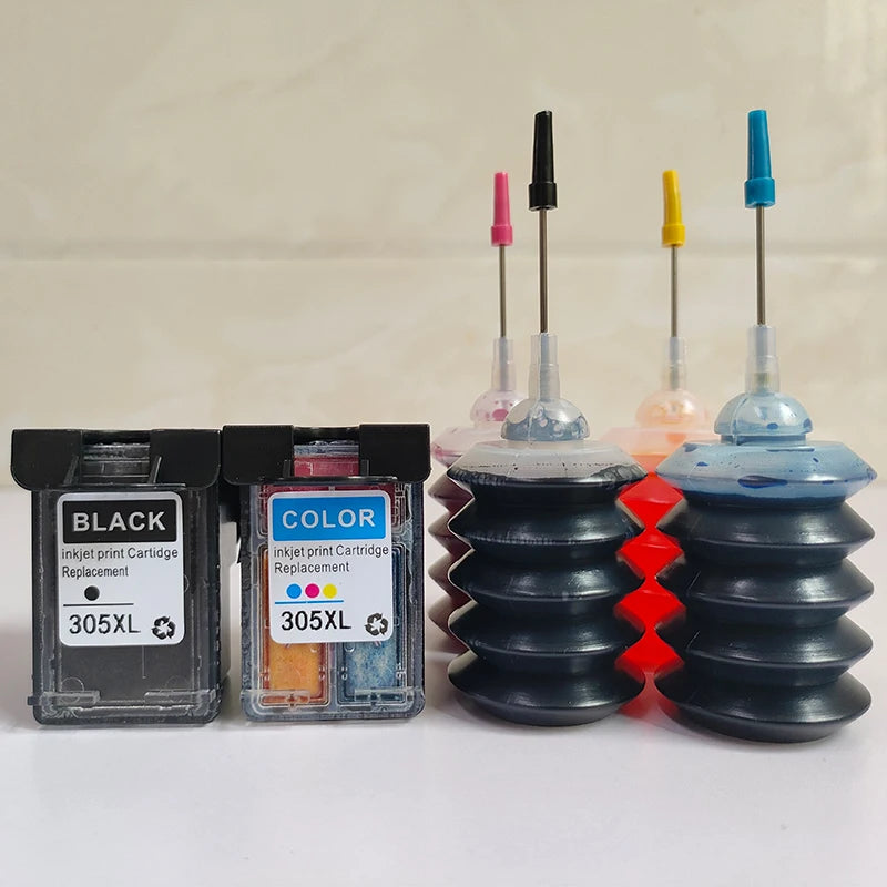 FANHANG 305XL Nachfüllbar Tinte - 1000BK 750CMY Seiten
