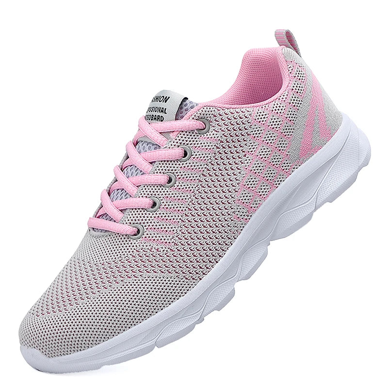 Fashion Womens Running Sneakers High Quality Comfortable Lightweight Casual Shoe Non Slip Breathable Mesh Sports Shoes for Woman