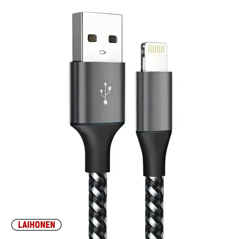 LAIHONEN AL-BZ-001 MFi Lightning-Kabel - 1-3m, 12W, Nylon