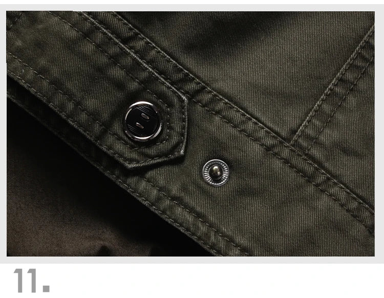 Alpha Military Jacke Casual - Baumwolle M-6XL Taschen