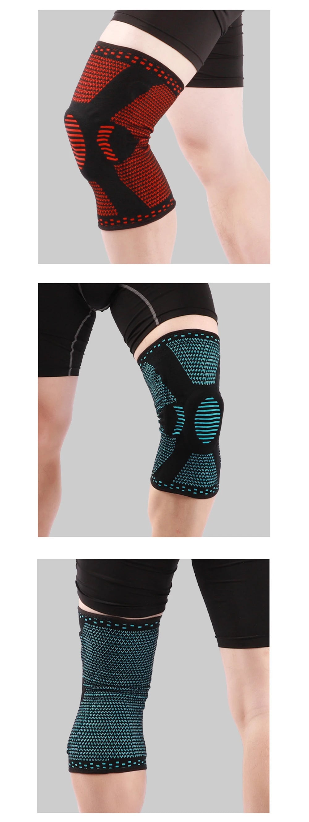 PatellaPro Knie Patella Protektor Silikon - Kompression Gr M