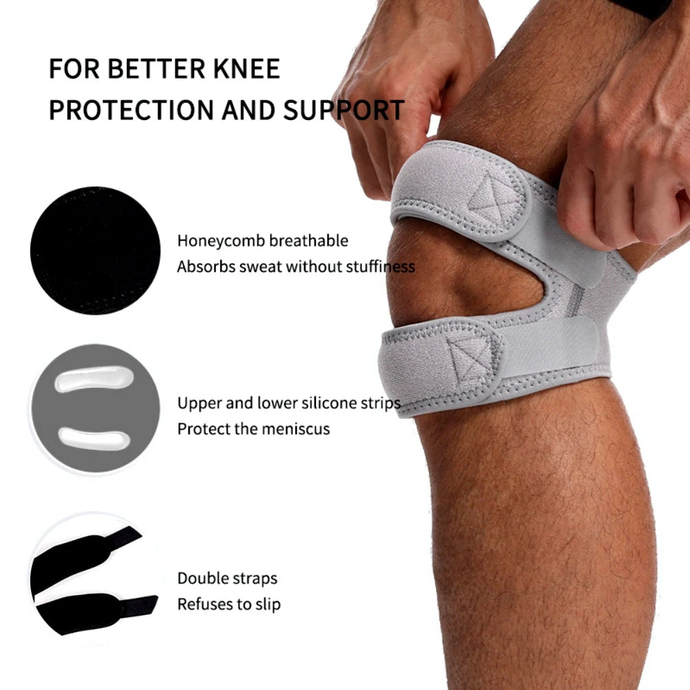Knie-Bandage 2025: Patella-Strap 3D-Silicone - Pain Relief Collection
