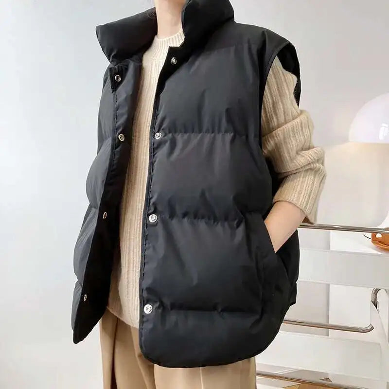 Sheng palae Mode Baumwolle Weste - Ärmellos M Baumwolle