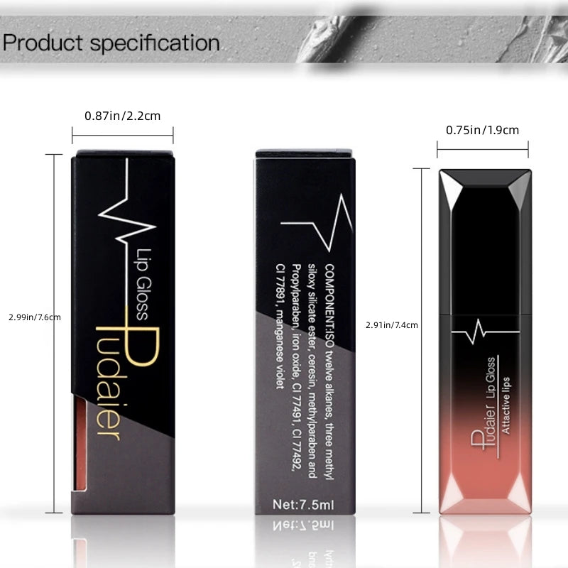 Best Lip Makeup 17 Color elegant Matte Long Lasting Lipgloss Liquid Lipstick Lip Cream