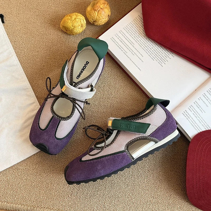 Women Sneakers Casual Mesh Flat Sandals Sport Shoes Woman 2025 Trend Summer Running Comfort Loafers Hiking Sandalias De Mujer