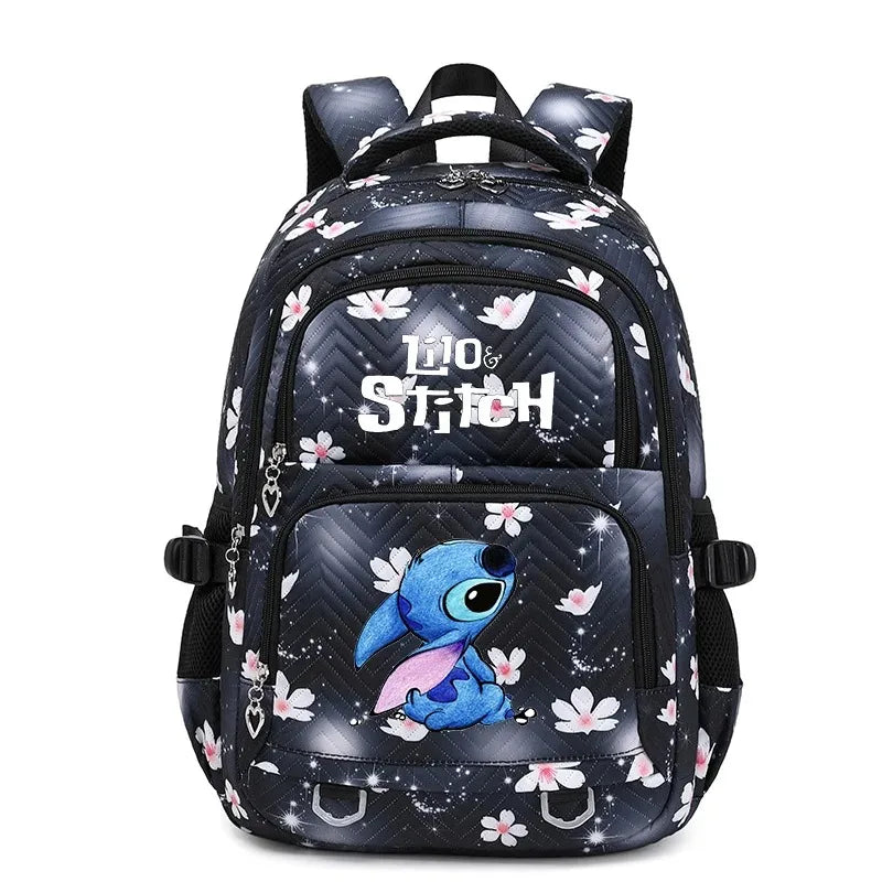 Lilo Stitch Schulrucksack 2025 - Große Kapazität Daypack für Mädchen Schultasche