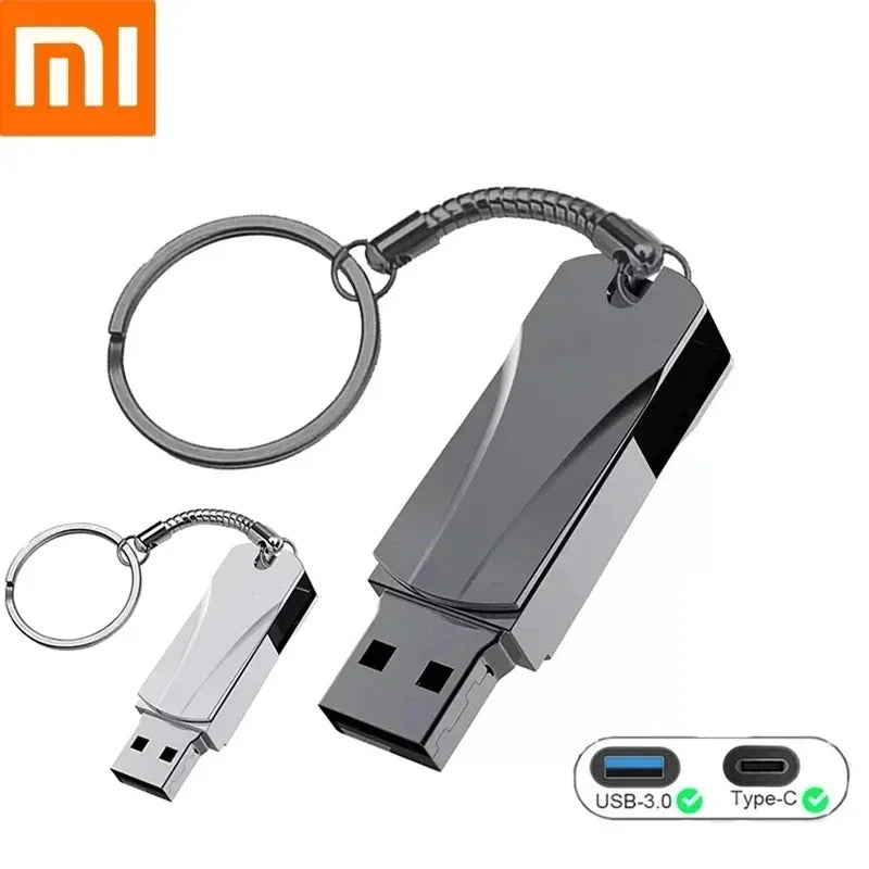 Xiaomi 16TB Flash Drive USB 3.2 Super High Speed Metal Transfer U Disk Pen Drive 8TB Waterproof Type C Disk SSD USB Drive Disk