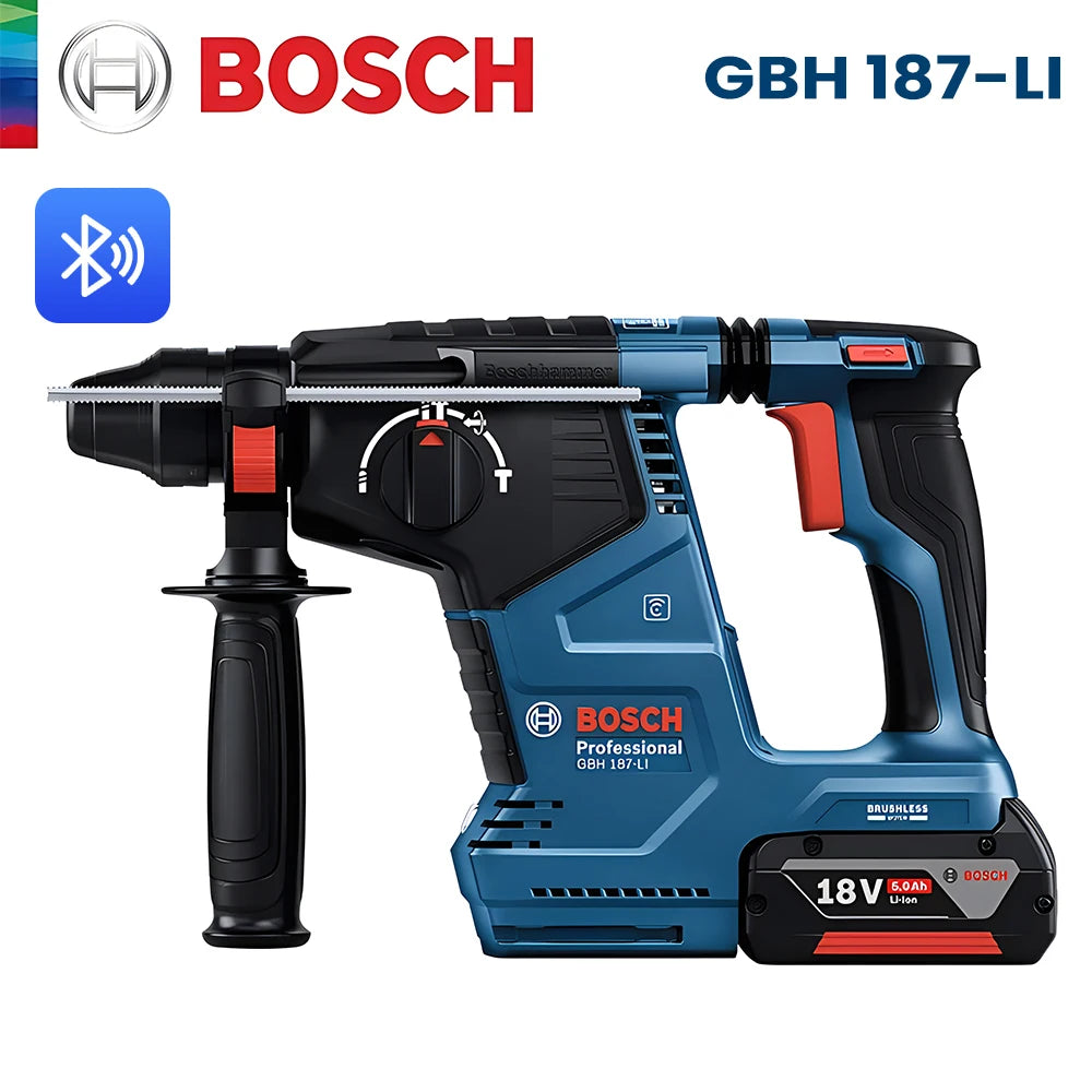 Bosch GBH 2-24RE Electric Hammer Drill Rotary Tool 4200Bpm 2.7J SDS Quick-Chang Impact Driller Reverse Hammer for Concrete Steel
