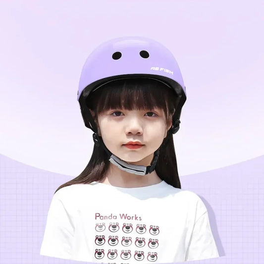 Children's Bicycle Helmet Skateboard Scooter Balance Bike Riding Protective Gear Lady's Motorcycle Helmet Adjustable