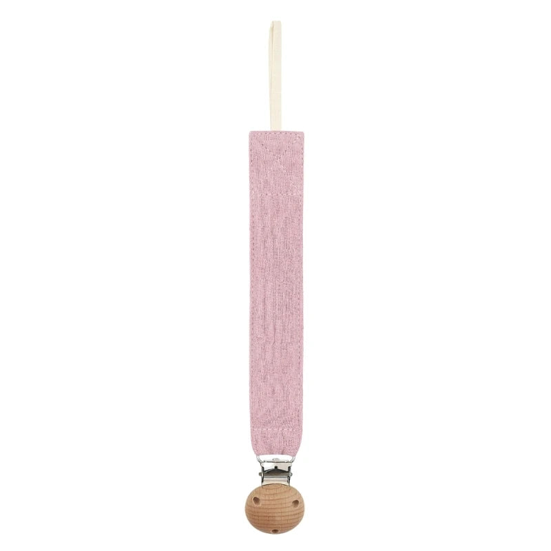 Baby-Schnullerclips 2025: Soft-Cotton Chain-Holder - Baby Shower Collection