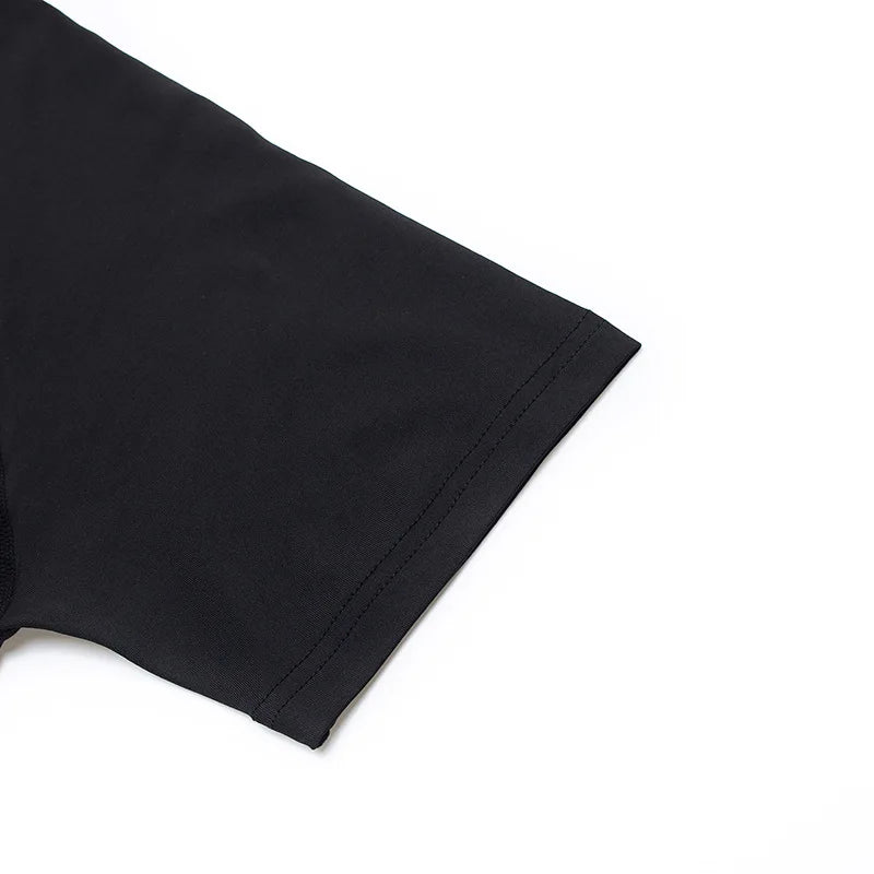 Men Compression Running T Shirt Fitness Tight Short Sleeve Tshirt Training Jogging Shirts Gym Sportswear Quick Dry Rashgard