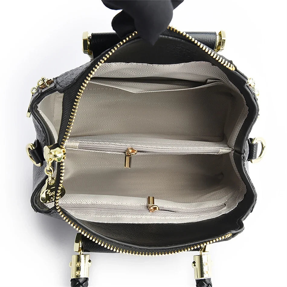 Fashion Crossbody Bags for Women Designer Ladies Purses and Handbags High-quality Soft Leather Women Shoulder Messenger Bags Sac