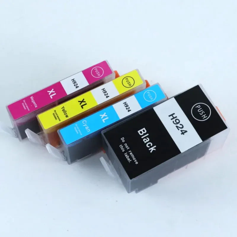 HP 924/924E/924XL High-Yield Ink Cartridges | Compatible with OfficeJet Pro 8120e-8135e Series Printers | Premium Quality