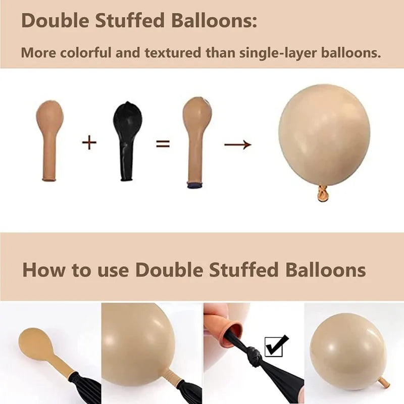 Eleganza Premium Ballongirlande Luftig - 100 Stk 3m 30cm