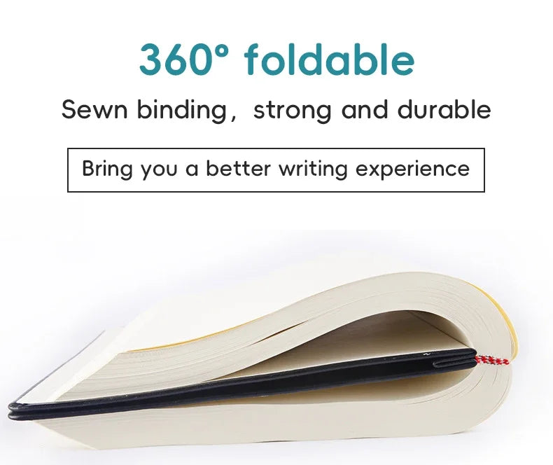 PU-Leder Notizbuch 2025: A4/A5/A6 Super-Thick - Travel Journal Collection