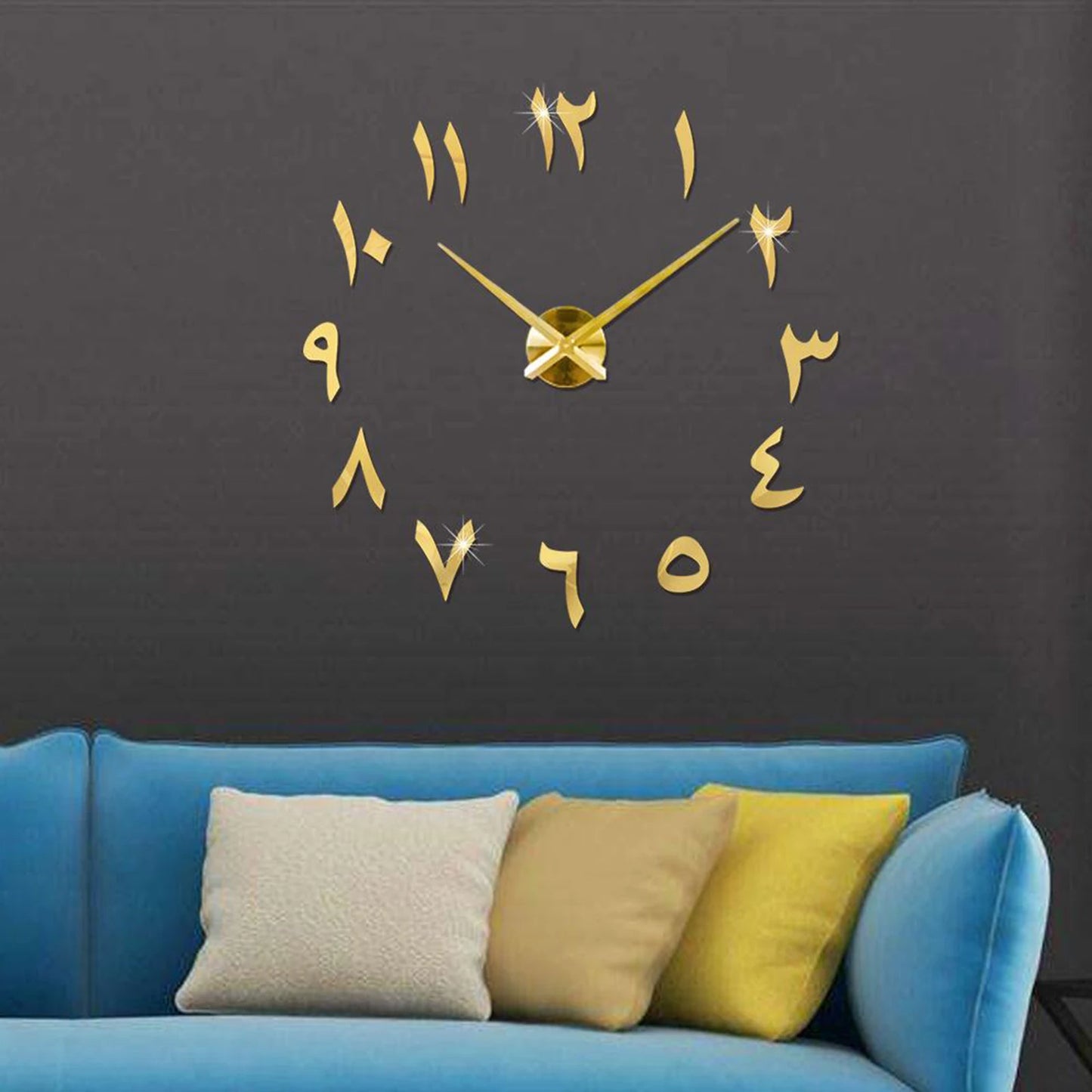 MagiDeal 1050851 3D DIY Wanduhr - Ø80cm Acryl Plastik