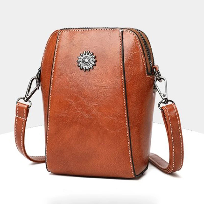 Modisch Vielseitig Handy Tasche 2025 - Neu Casual Schulter Crossbody Klein Tasche - Künstlerisch Retro Mini Tasche Frauen