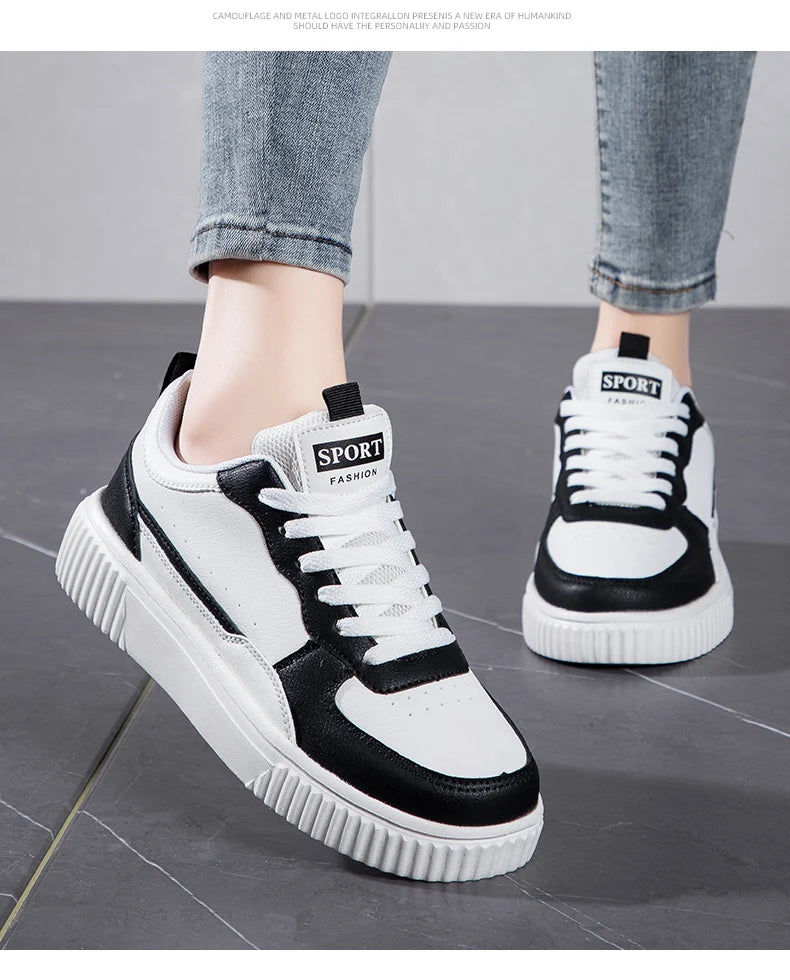 Women Casual Shoes Fashion Breathable Walking Flat Shoes Sneakers White Female Footwear Sports Running Outdoor Walking Shoe
