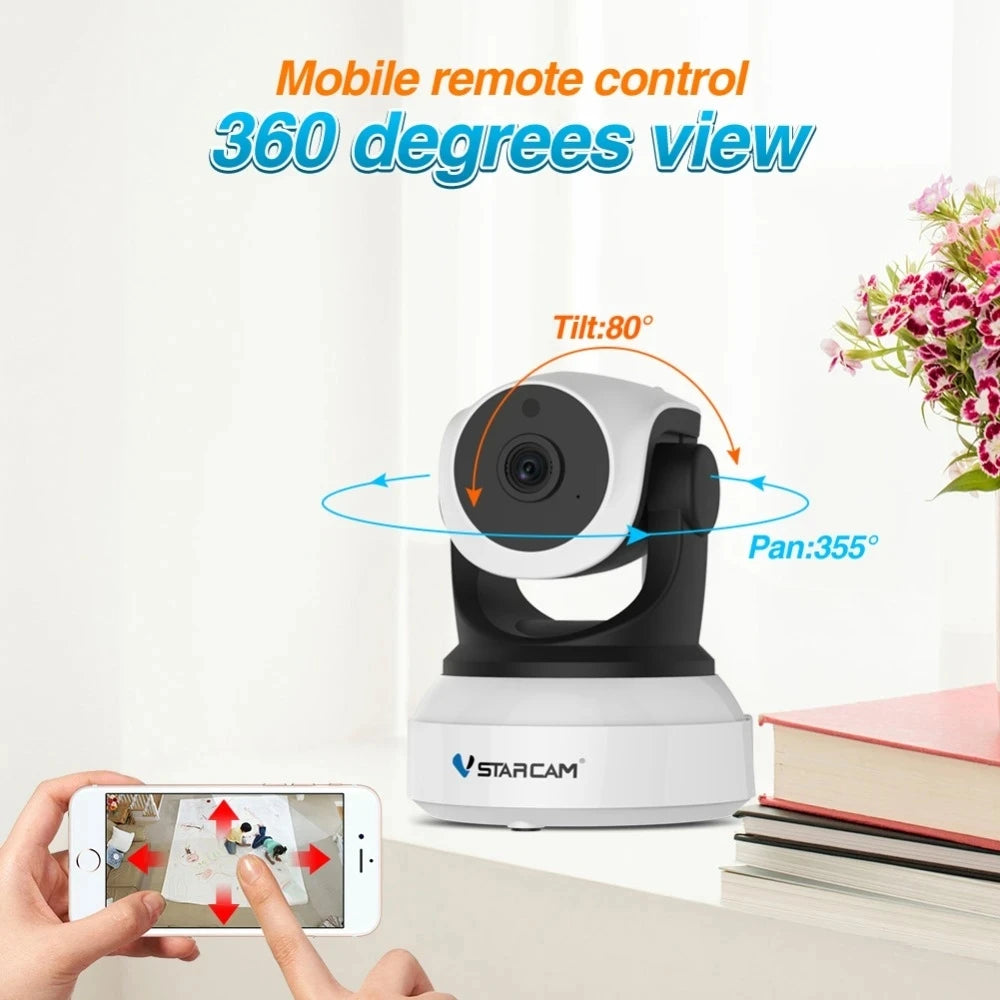 IP-Kamera 2025: VStarcam C24S WiFi 3MP 1296P HD - Wireless Überwachung Baby Monitor Pet Collection