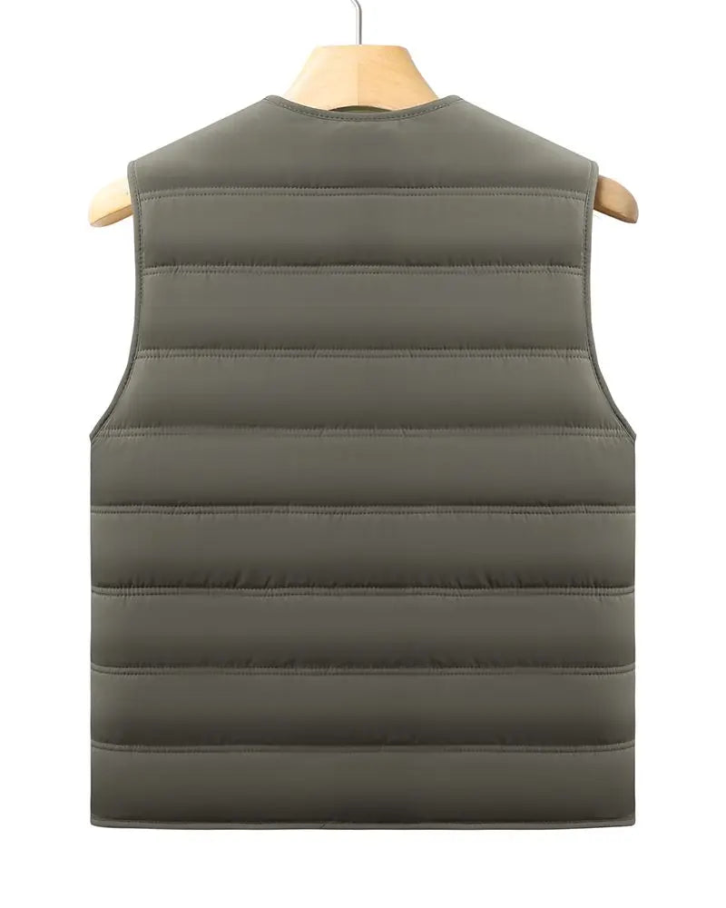 Winter Männer Warme Weste - Futter Polyester, Vlies, L