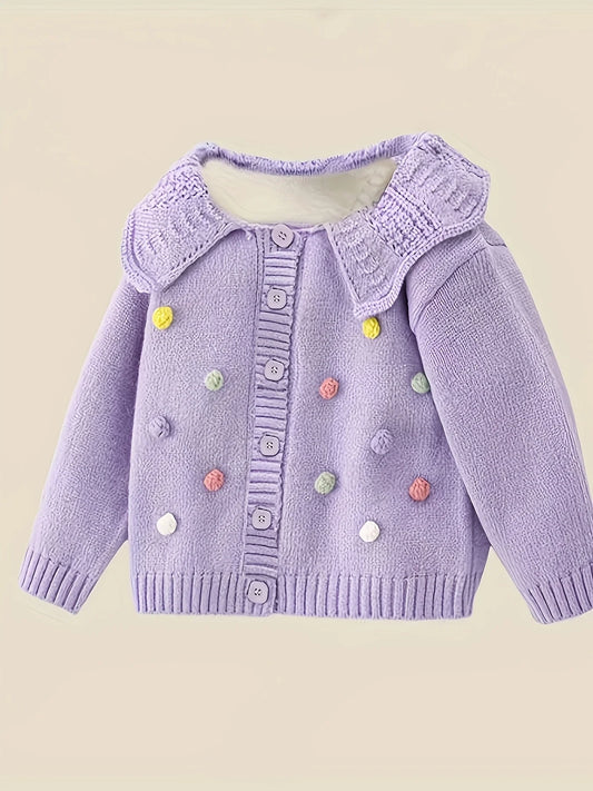 CNJ Strickcardigan Mädchen - Offener Verschluss, Gr. 2-8