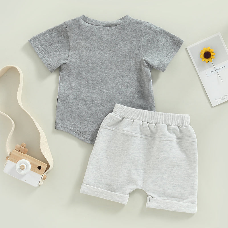 Canrulo Babyset Sommer Baumwolle Kurzarm - Gr 0-36M Elastik