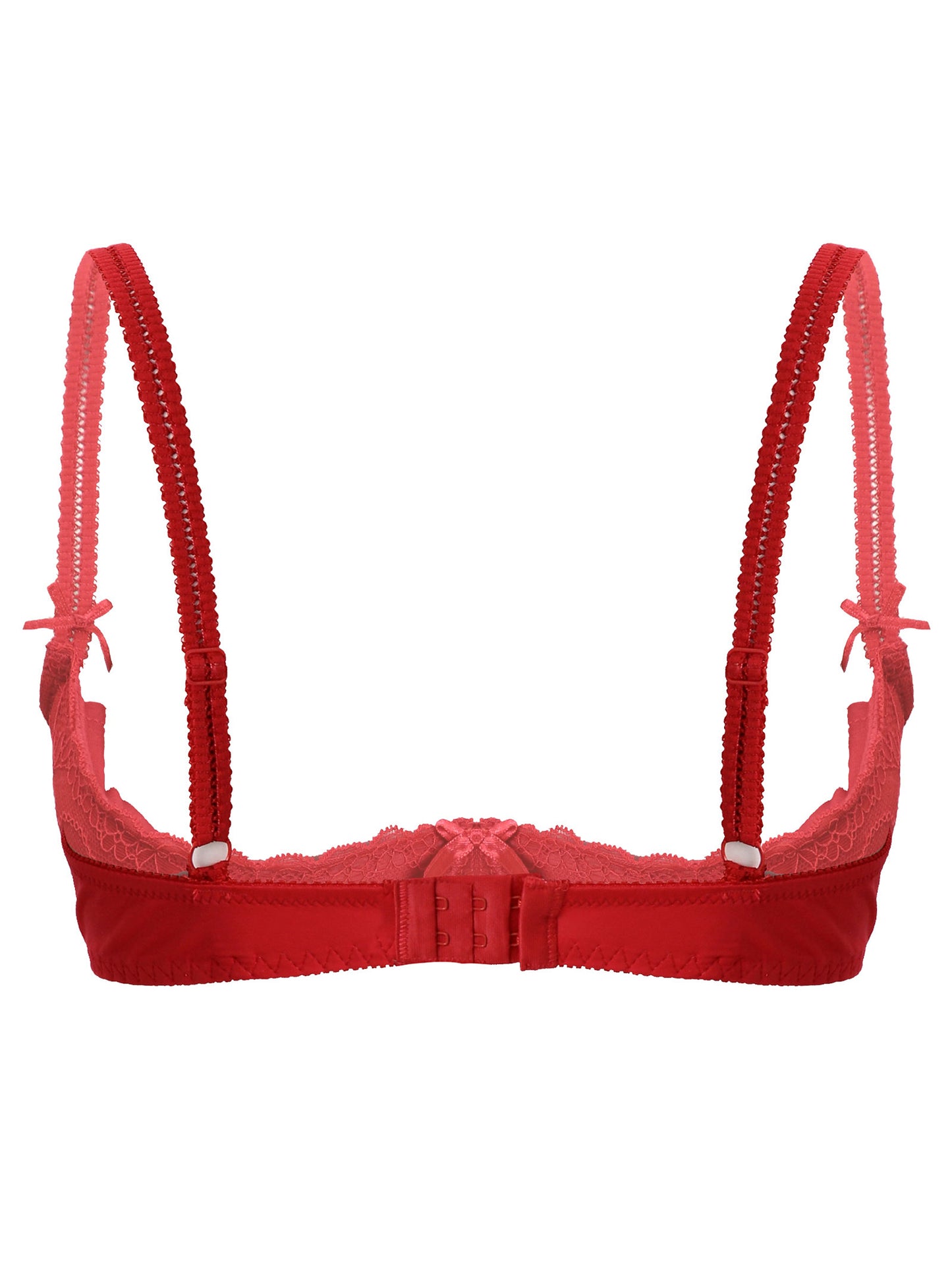 Sutien elegant pentru femei, cu 1/2 cupă, cu întăritură, push-up, dantelă, cu căptușeală, bandană, bretele reglabile, lenjerie intimă, spate cu cârlig, bustieră