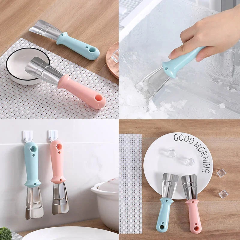 Küche Reinigung Gadget Tragbar Nützlich Kühlschrank Zubehör 1STK Entfrostung Schaufel Edelstahl Gefrierschrank Eis Schaber Enteiser Werkzeug