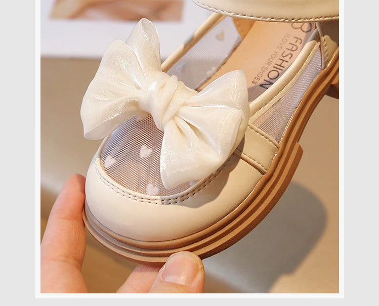 Mädchen Gehschuhe 2025 - Baby Mädchen Weiche Sohle Casual Schuhe - Frühling Herbst Schleife Runde Zehen Prinzessin Rutschfest
