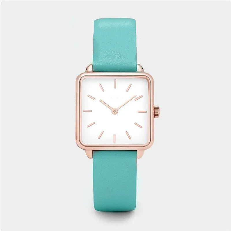 Luxuriöse Strass Damenuhren - Top Marke Elegante Quadratische Analog Quarz Uhr - Modische Damenuhr Geschenk