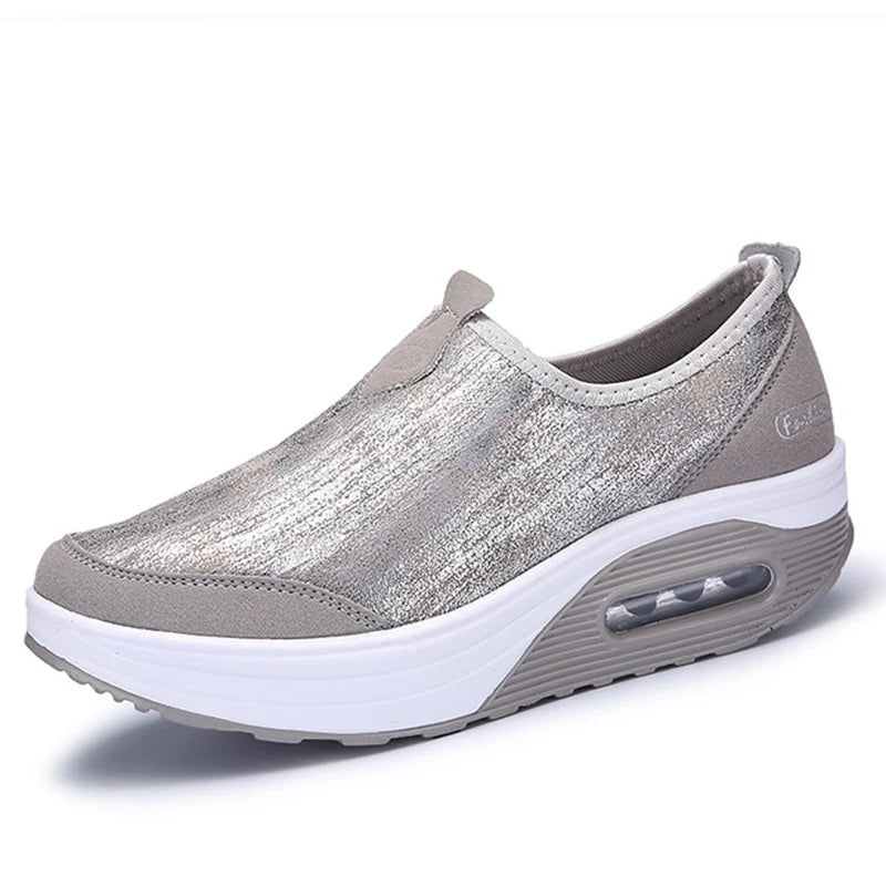 Stuccco Ballerina Slipper Komfort Damen - PU 3cm Absatz