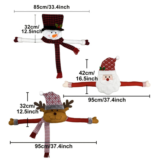 Choice Schneemann Baumtopper - Größe 25 cm, Polyester, Ohne Strom